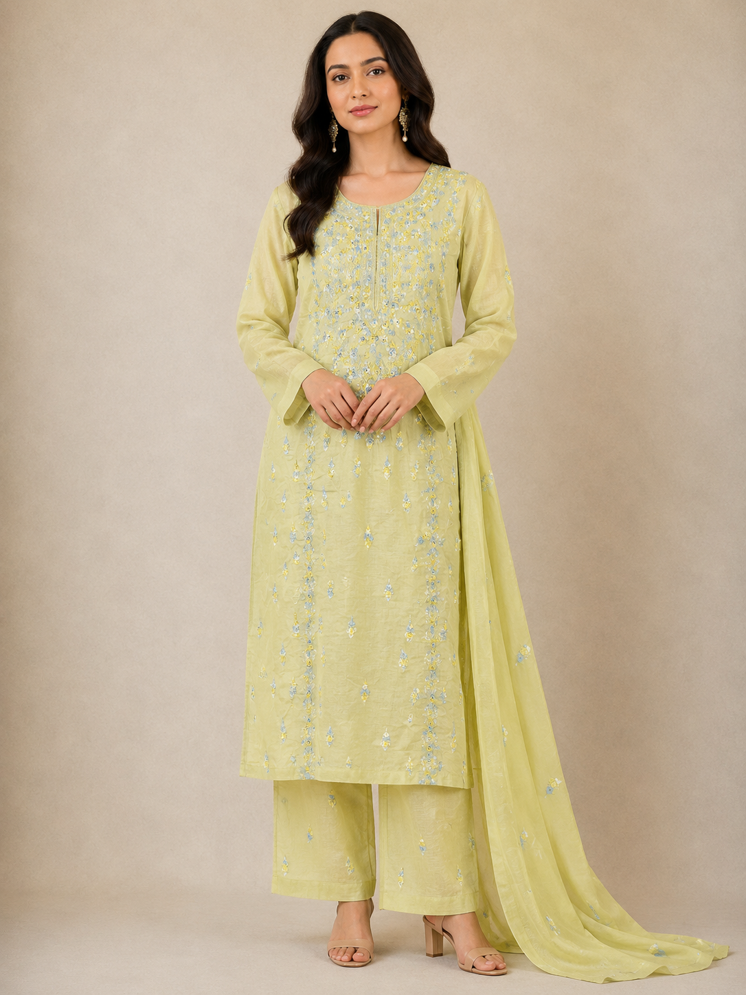 Lemon Mist | Embroidered Lawn 2-Piece